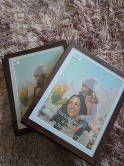 15 - brown 8x10 picture frames