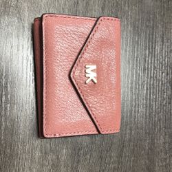 MICHAEL MICHAEL KORS Small Pebbled Leather Tri-Fold Envelope Wallet   