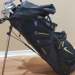 Cobra Ss Forged Iron Set with Nike SasQuatch Stand Bag