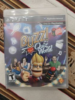Buzz Quiz World PS3 with 4 Wireless Buzzers