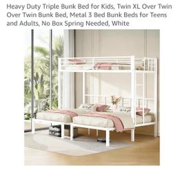 3 bed bunk bed