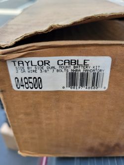 Taylor Double Battery Mount Kit, NOS