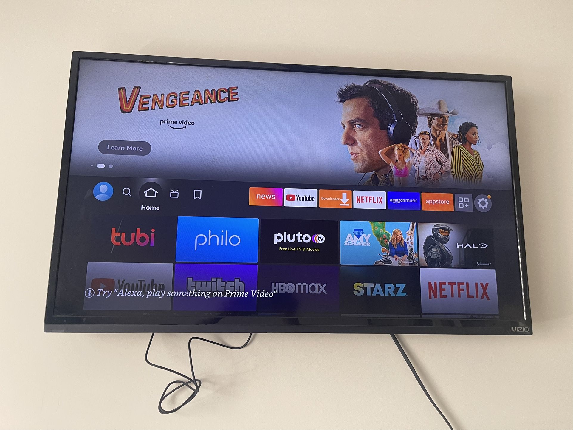 VIZIO 39" Smartcast TV With Amazon Fire stick