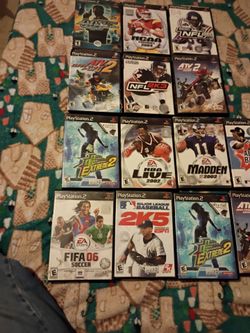 Ps2 games good condition 14 games
