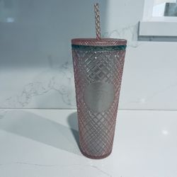 Pink N Green Tumbler 