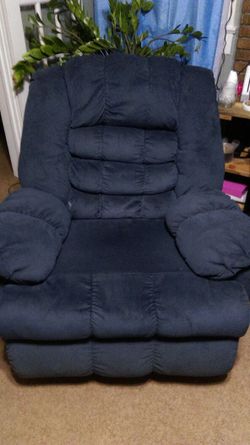 Recliner - dark blue
