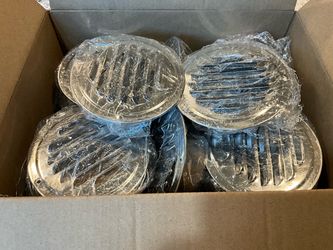 Stainless Steel Air Vent Cover with Insect Mesh - 5 - 6 inch Round Ventilation Vent Covers! Box of 12 covers