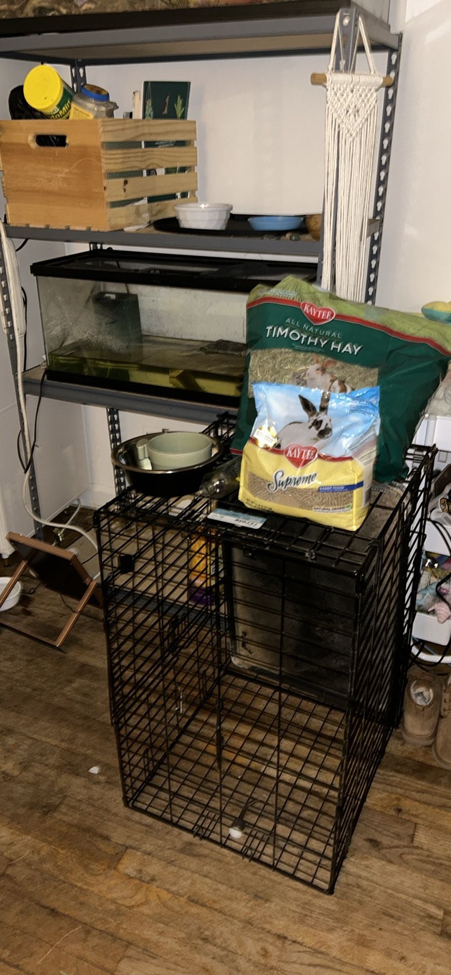 Cage, Turtle, 40 Gallon Tank, And Rack