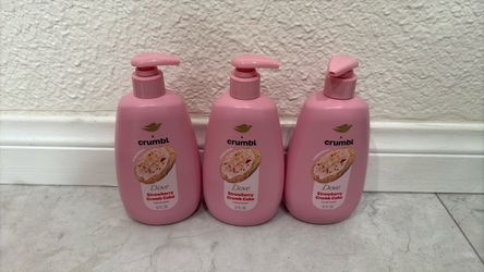 3 bottles crumbl dove hand soap
