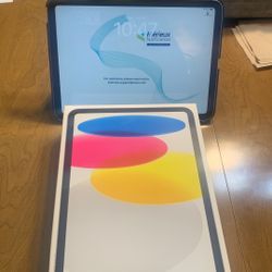 iPad 10th Gen 64GB With WiFi 