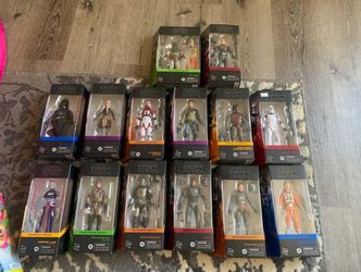 Brand new black series figures