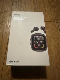 HTC NE70 ear buds premium sound 60hr battery translate real time