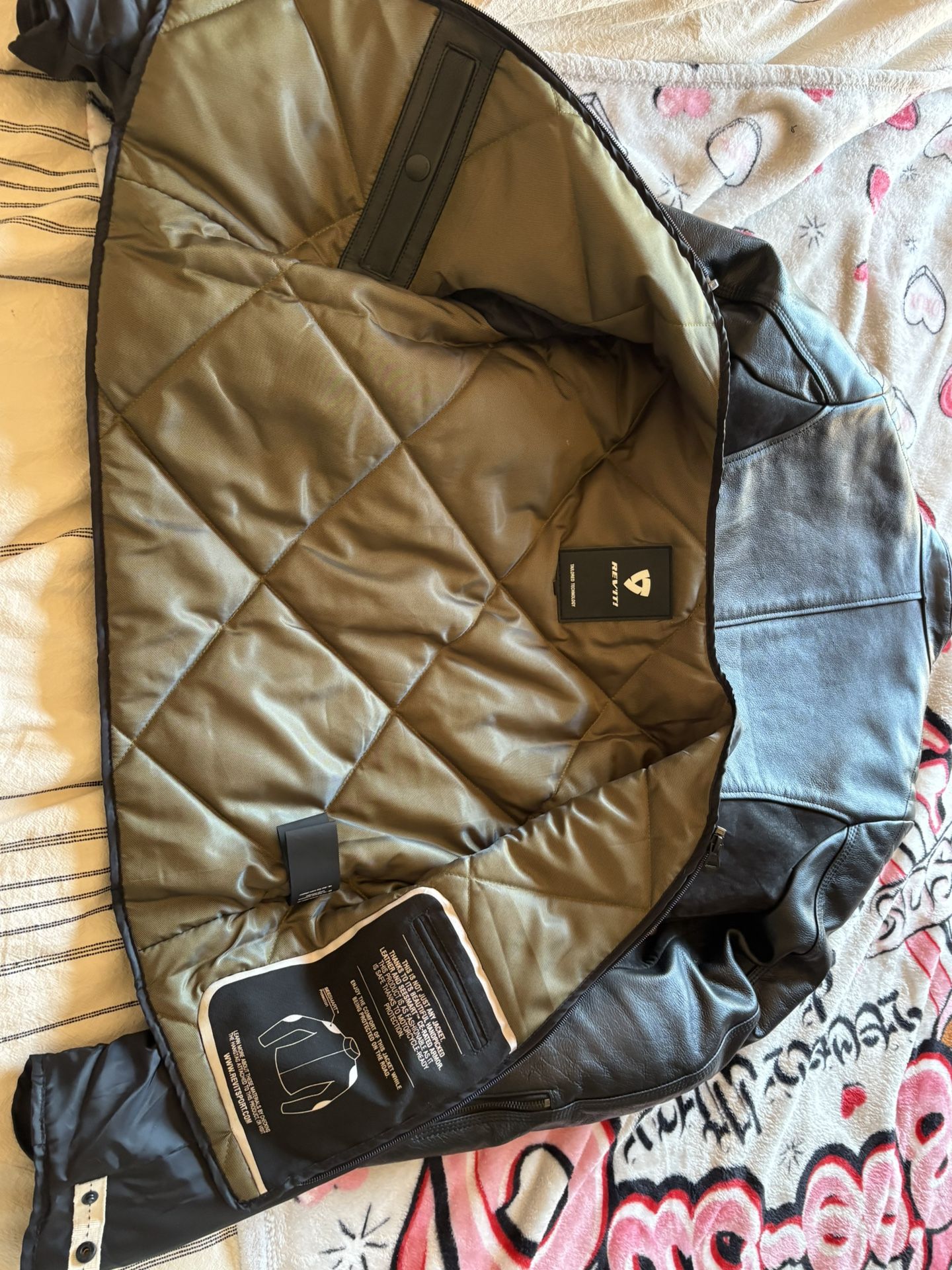 Rev’it Leather Motorcycle Jacket For Woman