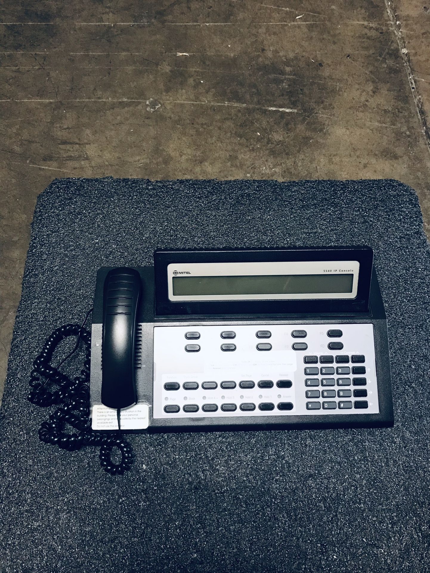 Mitel 5540 IP Console Phone System Part # (contact info removed)1 / Excellent Condition 