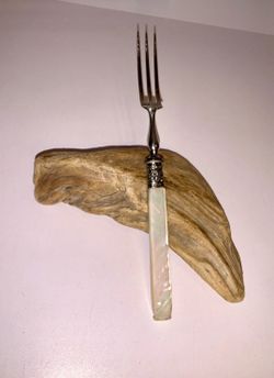 Vintage Mother of Pearl Handle Pickle Fork