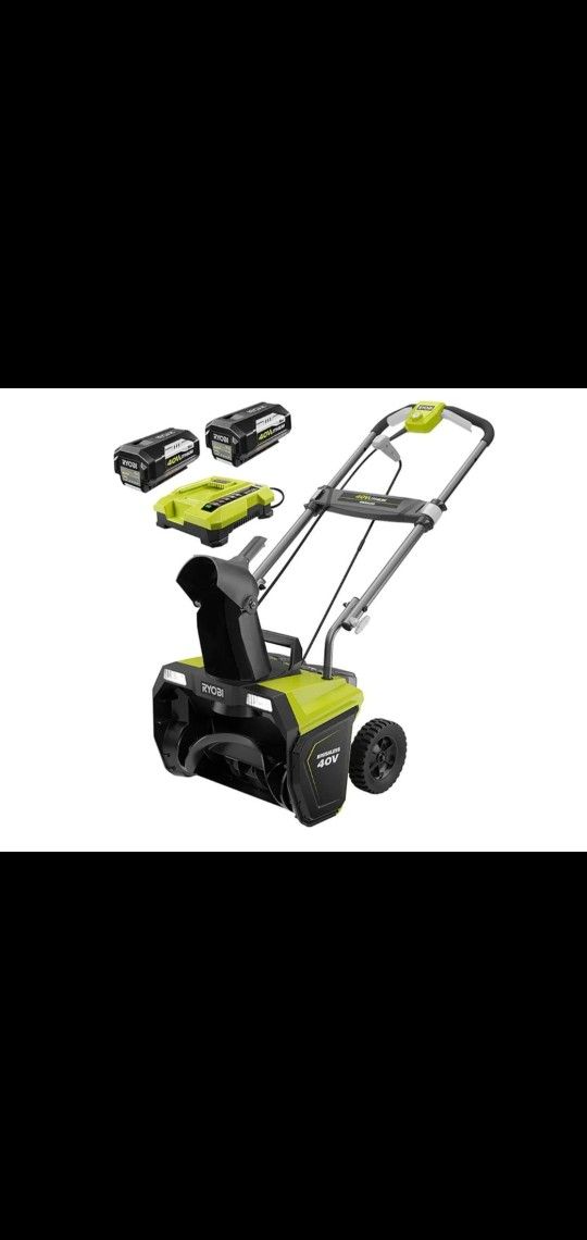 Ryobi snow blower 40 v