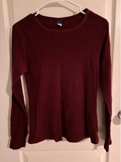 Burgundy Long Sleeve
