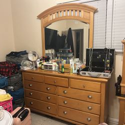 Dresser, Vanity and Armoire