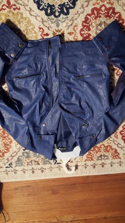 ladies leather type jacket