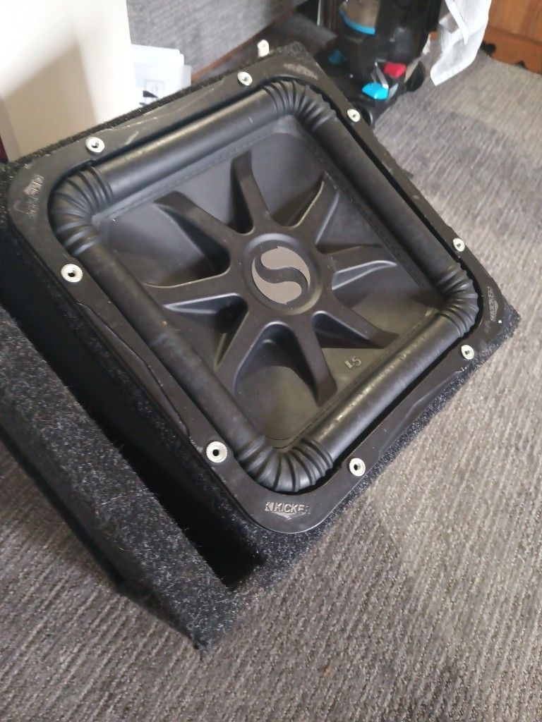 Kicker L5 S Series 12in Dual 4 Ohm Wired To 2 Ohm Square Series Sub