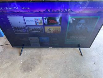 TCL 55” 4K smart Roku tv