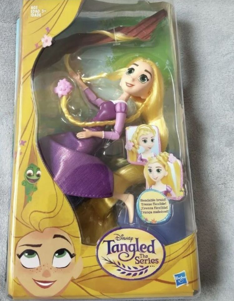 Disney Tangled the Series Rapunzel New In Box 10 Inch Doll with Bendable Braid