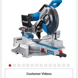 Hercules Double Bevel Miter Saw and Extra Blades Bundle
