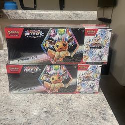 Prismatic Evolutions surprise box + booster bundle