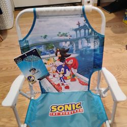 Sonic The Hedgehog Lounge Chair With Umbrella 