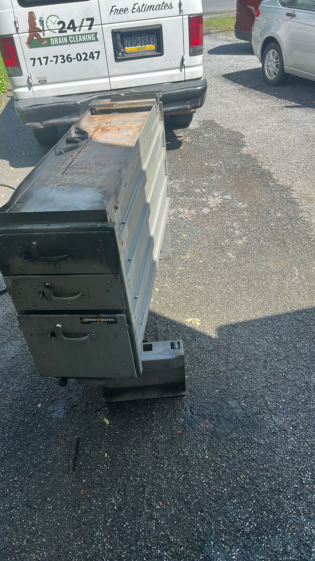 Swivel Bin For Work Van Cargo Master