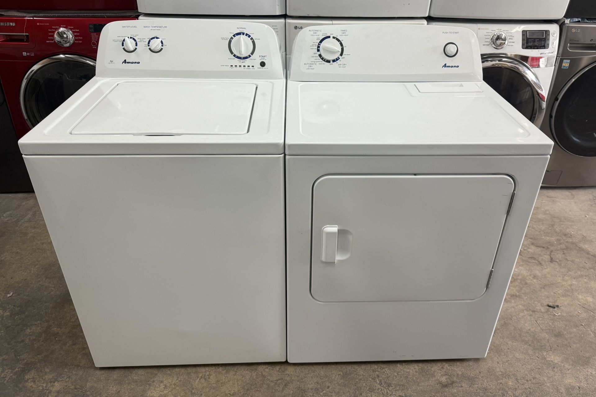 Amana Washer And Dryer Set