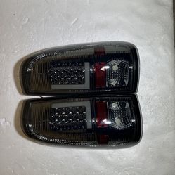 DNA Motoring For 08-16 Ford F250 F350 Super Duty 3D LED Bar Tail Light Brake Lamp Smoked Clear
