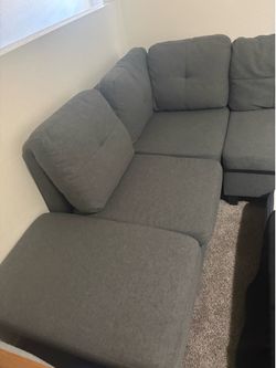 Grey L shape Sectional