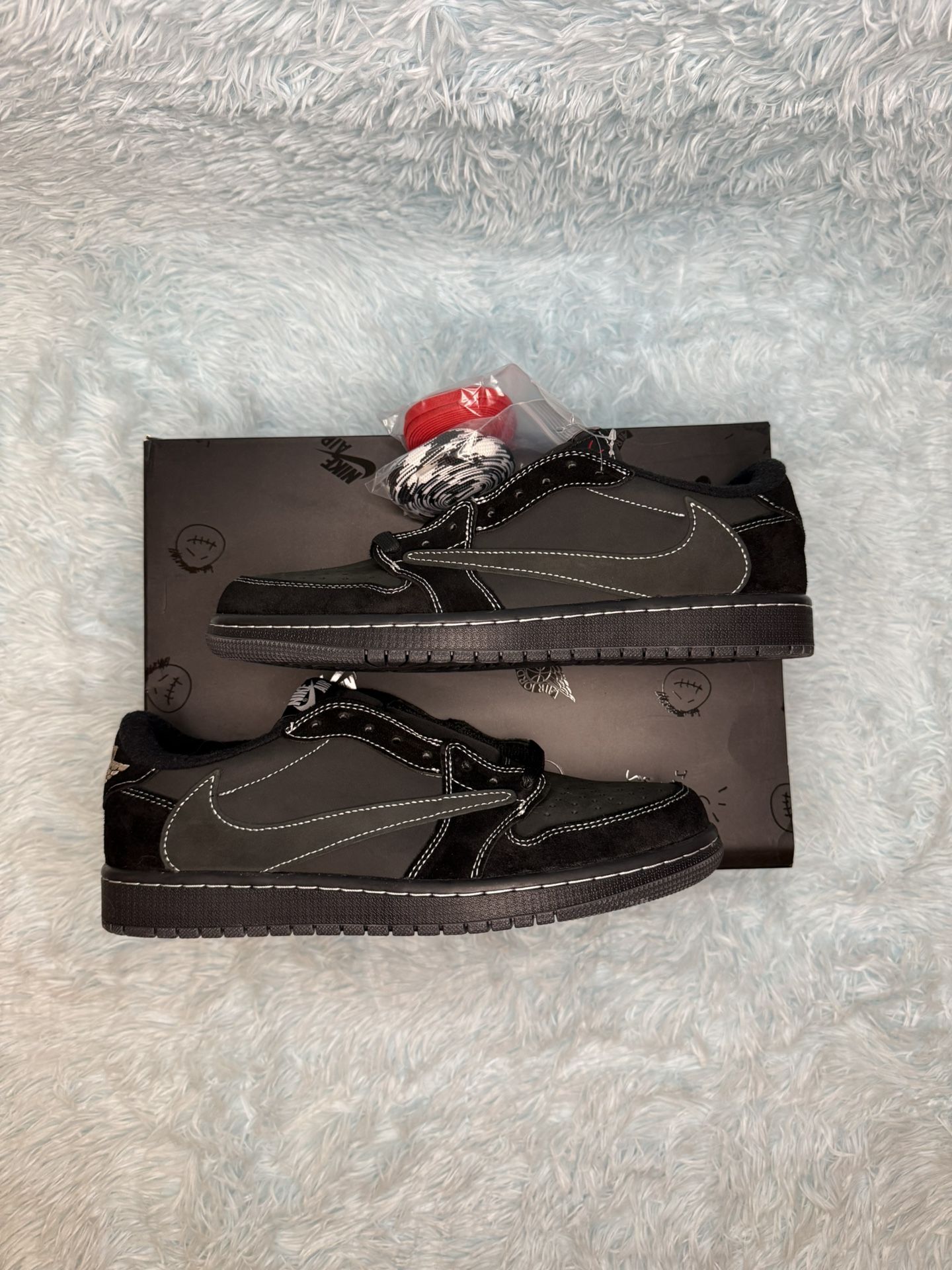 Jordan 1 Travis Scott Black Phantom Size 10.5 Mens