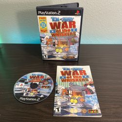 Tom and Jerry in War of the Whiskers (Sony PlayStation 2, 2002) CIB Tested