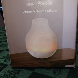 Ultrasonic Aroma Diffuser With Color Changing Led Lights