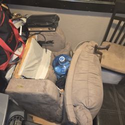 Two Piece Recliner Somewhat Broke Clean No Pets