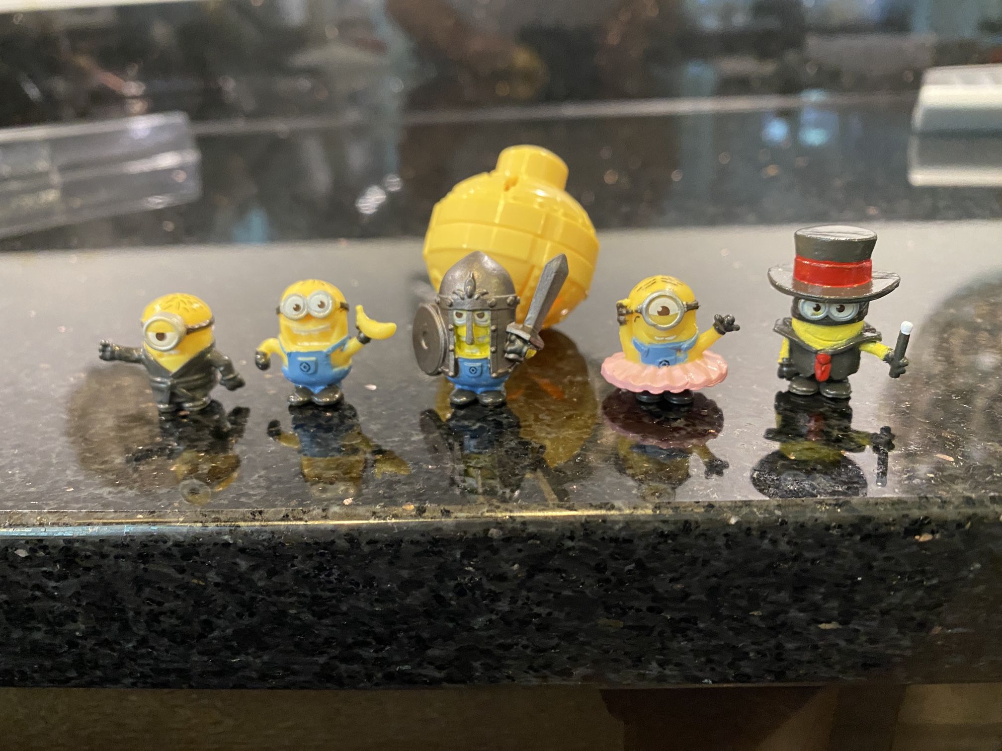6 Minions Characters from Monopoly Despicable Me 2 Board Game by Hasbro
