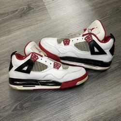 Jordan 4 “Fire Red 2012” Size 6.5 In Youth