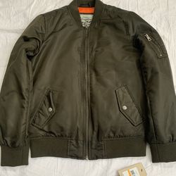 Women’s Levi’s Military Green Bomber Jacket Size Small