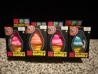 New Needoh Nice Ice Cream Cone Nee Doh Cones Squishy Squeezy