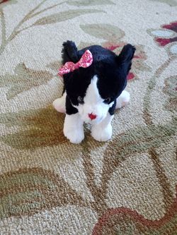 Electronic black dog , baby toy