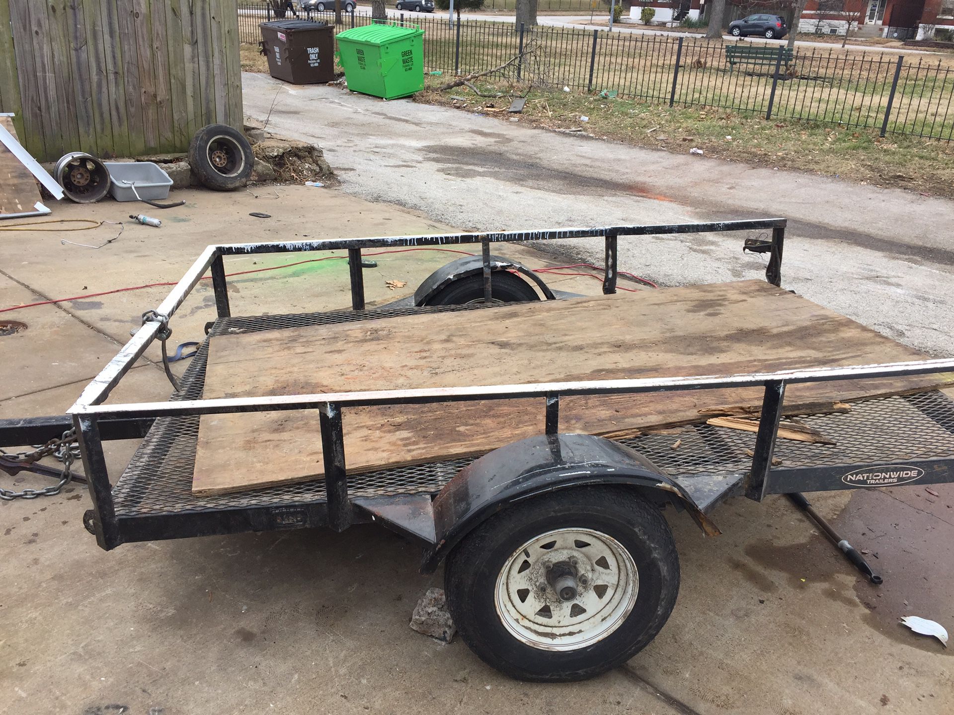 5x8 trailer with out ramp