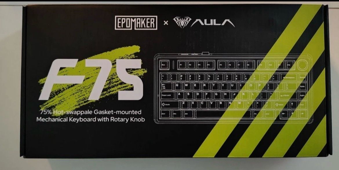 EPOMAKER AULA F75 75% Mechanical Keyboard w Rotary Knob