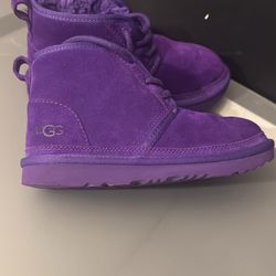 Purple Uggs (size 3y)