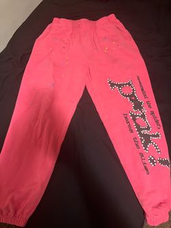 pink v1 sp5der sweats
