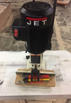 Jet mortise press