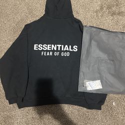 Essentials fear of god blacked out
