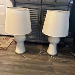 2 Nice big lamps 