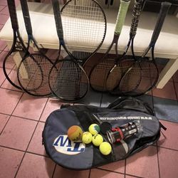 Rackets Tennis Bag And Balls